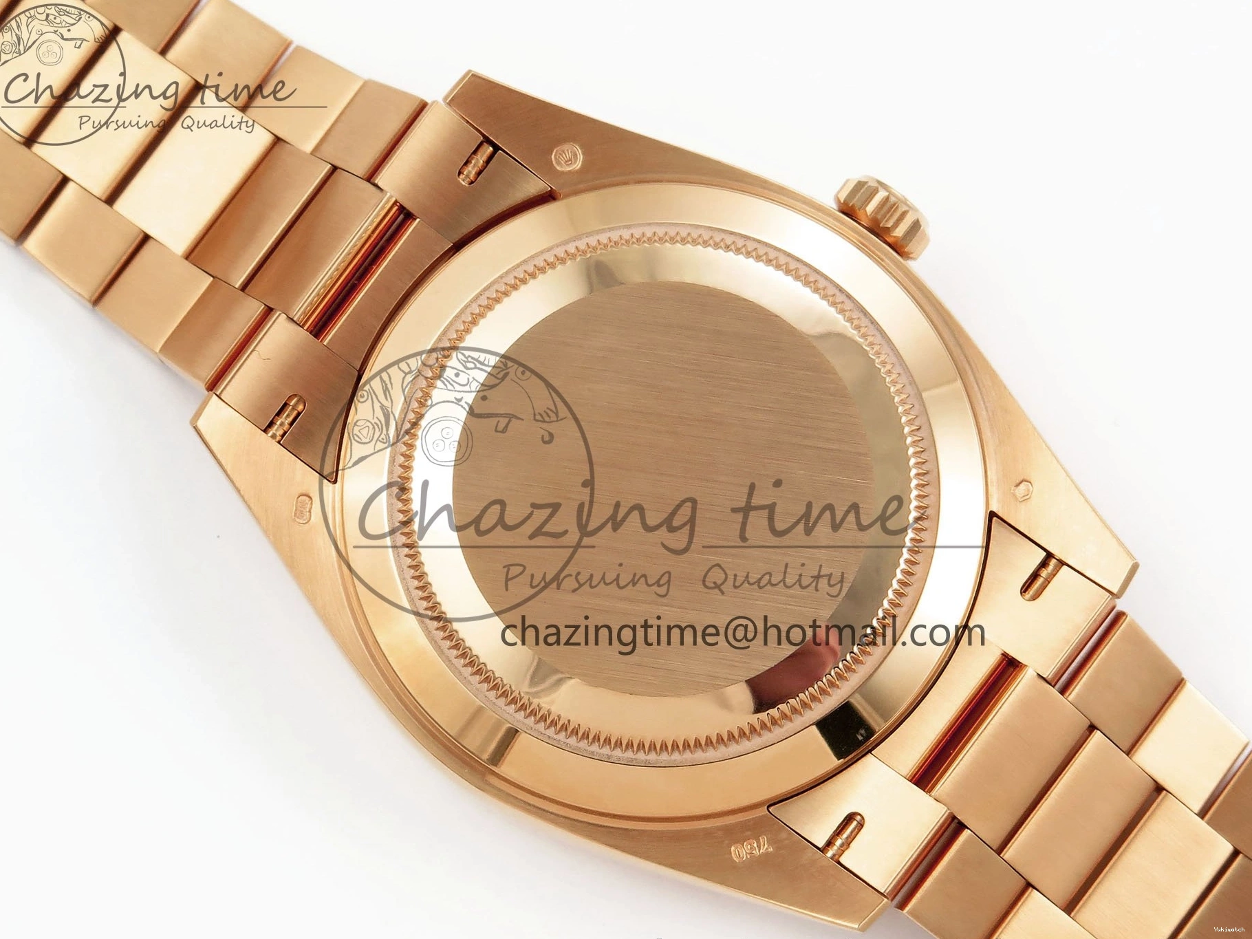 Brown 40 on DayDate Steel Dial Crystal 228235 904L President Bracelet VR3255 ARF 0225